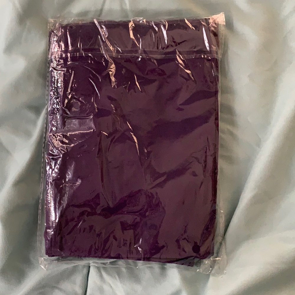 Purple fleece leggings